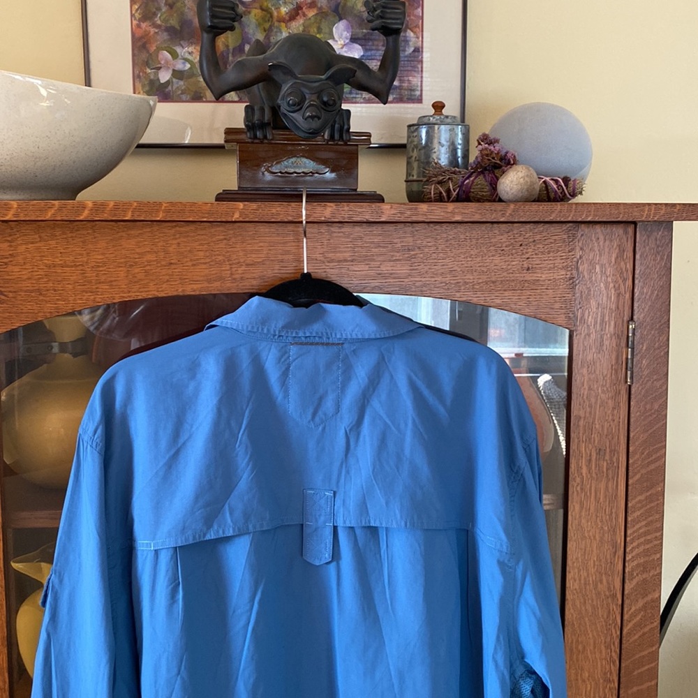 REI men’s long sleeve XXL blue shirt - Picture 6 of 7